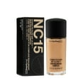 MAC Studio Fix Fluid Matte Finish SPF15, LongWearing Buildable Coverage Foundation, NC15, 1 oz