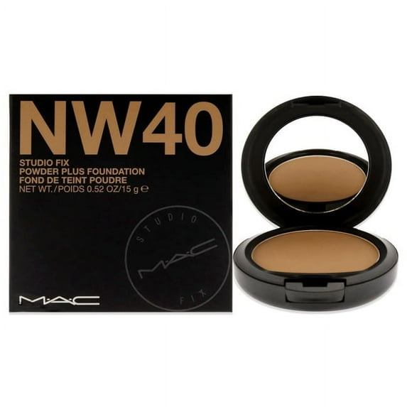 MAC Studio Fix Powder Plus Foundation - NW40 (tanned beige w/ rosy undertone for medium to dark skin)