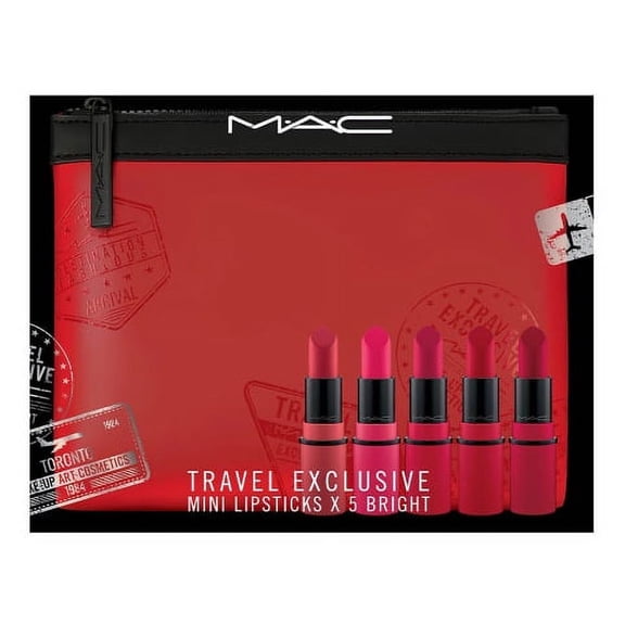MAC Travel Exclusive Mini Lipsticks x5 Bright