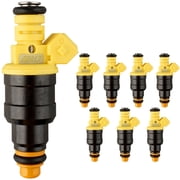 MACAX Set of 8 Fuel Injectors 0280150943 Replacement Compatible with Ford Lincoln Mercury E150 E250 E350 F150 F250 F350 Mustang 4.6L 5.0L 5.4L 5.8L V8 - Replaces FJ713 0280150909 0280150561 2450226