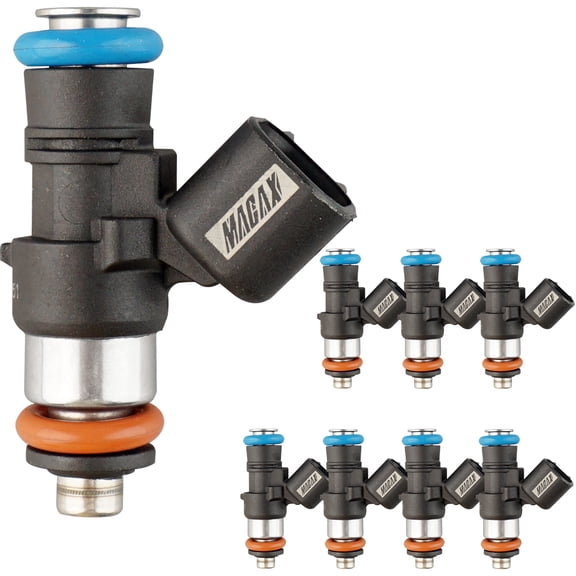 MACAX Set of 8 Fuel Injectors 0280158051 Replacement Compatible with Chevrolet Camaro Corvette Cadillac CTS 6.2L 7.0L V8 - Replaces 62647 800-2024N 217-2425 832-11220 4G2041 FJ988 12576341