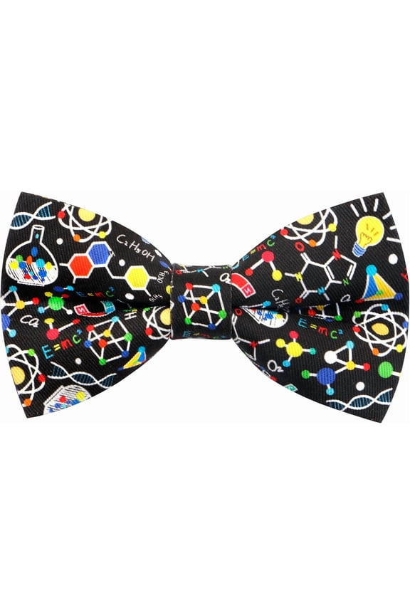 Handmade Colorful Fun Pattern Pre-Tied Bow Tie Mens Floral Space Adjustable Bowtie MC03#