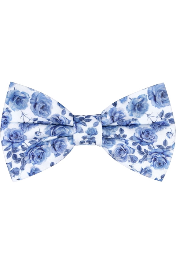 Mens Handmade Cotton Floral Pre-tied Bowtie Flower Pattern Bow Tie for Wedding Groomsmen Party MC02#