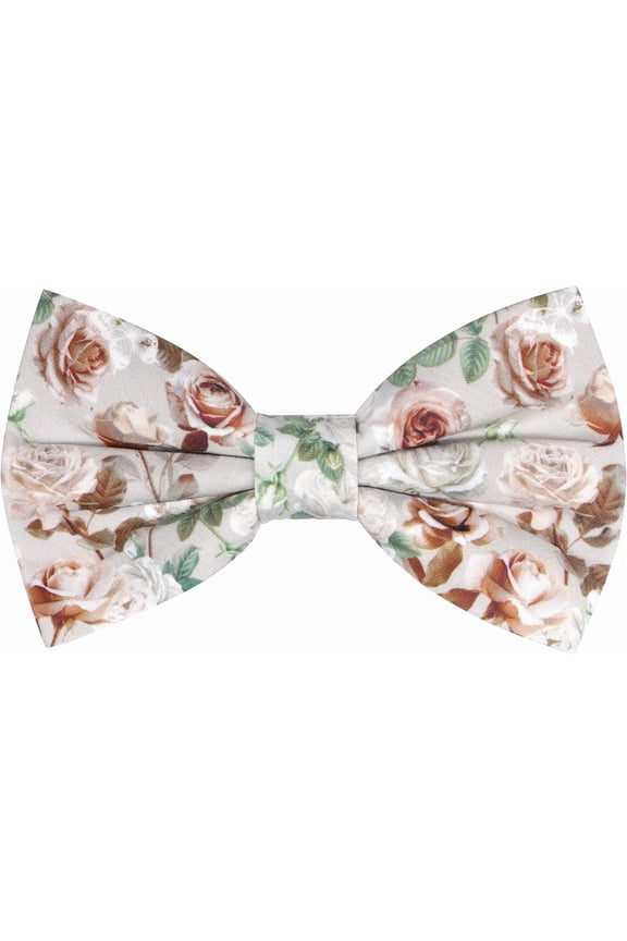 Mens Handmade Cotton Floral Pre-tied Bowtie Flower Pattern Bow Tie for Wedding Groomsmen Party MC02#