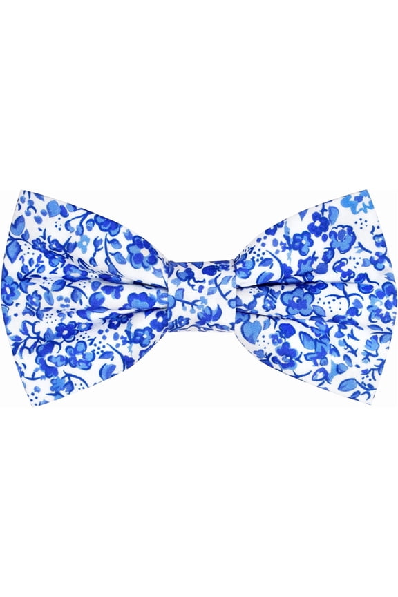 Mens Handmade Cotton Floral Pre-tied Bowtie Flower Pattern Bow Tie for Wedding Groomsmen Party MC02#