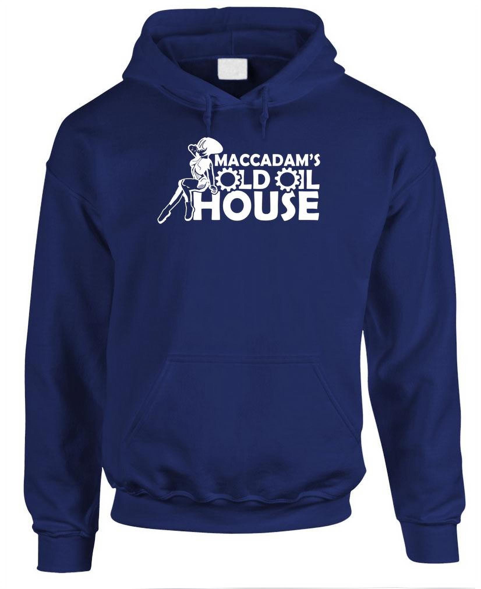 MACCADAM S OLD OIL HOUSE Fleece Pullover Hoodie Black 3XL