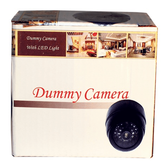 MACE Solar Powered Dummy Camera White