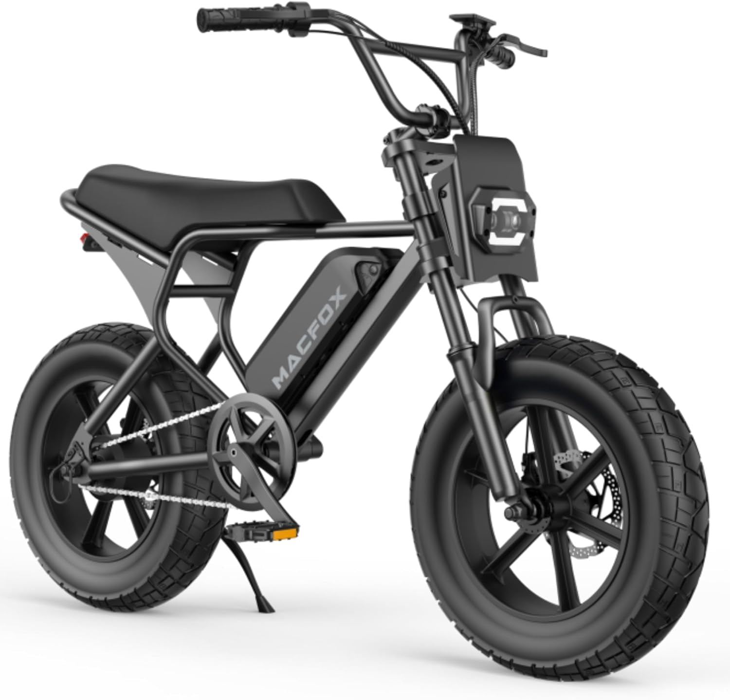 MACFOX M16 Ebikes for Teen Youths, Mini E Bike 750W Electric Bike Wheelie 20 MPH Max Speed, 25 Miles Range(PAS1), 16"x4" Fat Tires, City/School Commuting Electric Bike