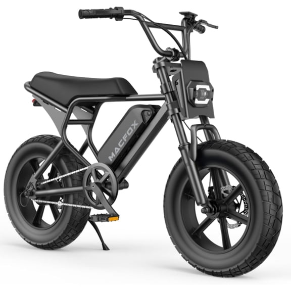MACFOX M16 Ebikes for Teen Youths, Mini E Bike 750W Electric Bike Wheelie 20 MPH Max Speed, 25 Miles Range(PAS1), 16"x4" Fat Tires, City/School Commuting Electric Bike