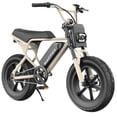thumbnail image 1 of MACFOX M16 Electric Bike for Teens, 500W Motor, 20 MPH Top Speed, 25-Mile Range, 16"x4.0" Fat Tires, Removable 48V Battery, Fits Riders 3'11" and Up, City & School Commuter E-Bike（Yellow）, 1 of 7