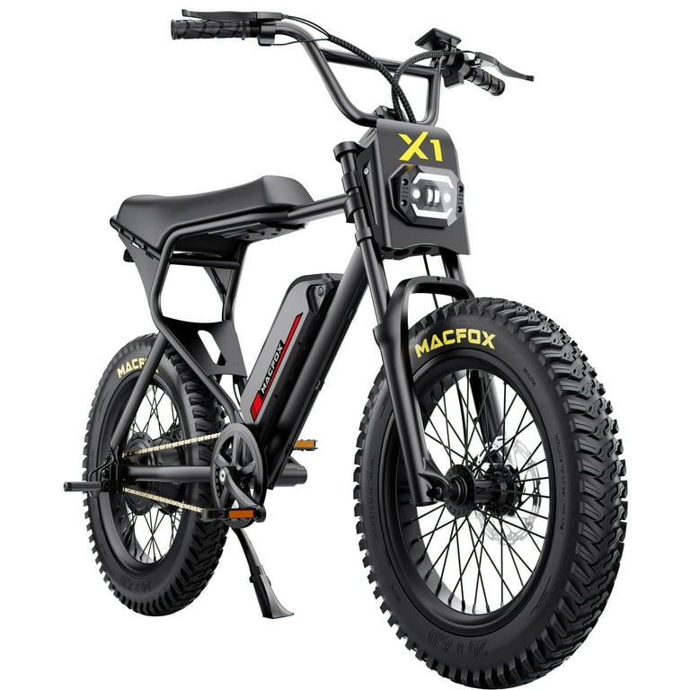 MACFOX X1S 750W Electric Bike for Adults Teens, 25 MPH, 28-Mile