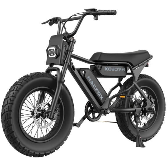 MACFOX X7 Ebikes for Adults, 750W Electric Bike, 20 MPH, 2pcs 48V 13Ah removable battery, 70-mile range, hydraulic brakes, upgraded 20x5.0 wide rear tire.