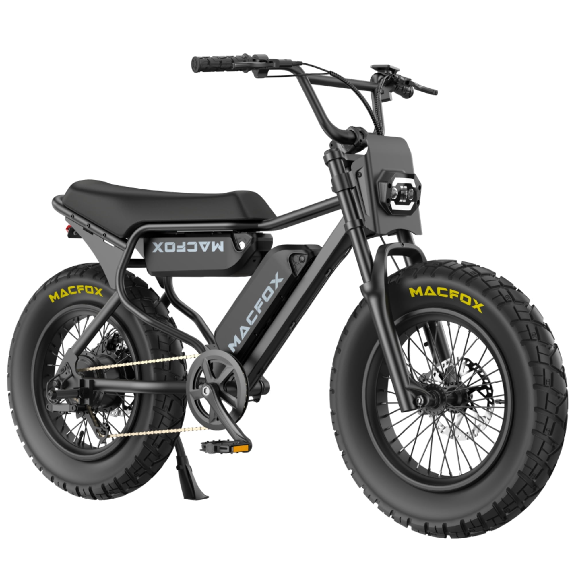 MACFOX X7 Ebikes for Adults, 750W Electric Bike, 20 MPH, 2pcs 48V 13Ah removable battery, 70-mile range, hydraulic brakes, upgraded 20x5.0 wide rear tire.