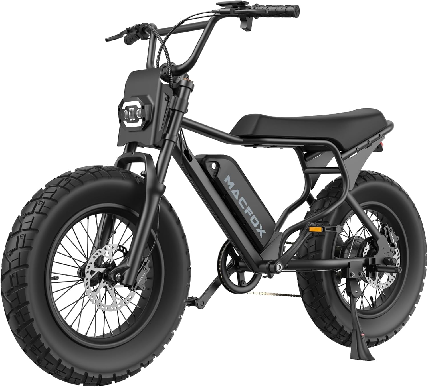 MACFOX X7 Electric Bike for Teens & Adults, 750W EBike with Hydraulic Brakes, 48V 13Ah Removable Battery 30 Mile Range, Upgraded 20x5.0 Rear Fat Tire for School/City/Town Commuting