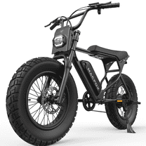 MACFOX X7L Adult Electric Bike, 750W Motor, 20 MPH, 48V 13Ah Removable Battery, 35-Mile Range, Hydraulic Brakes, 20x5.0 Rear Fat Tire