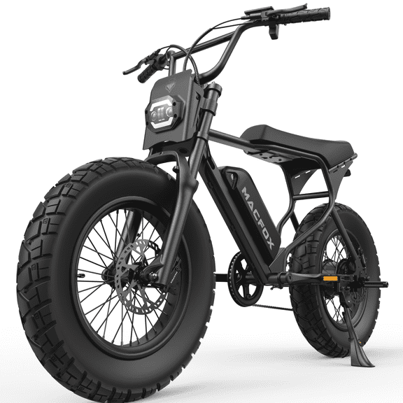 MACFOX X7L Adult Electric Bike, 750W Motor, 20 MPH, 48V 13Ah Removable Battery, 35-Mile Range, Hydraulic Brakes, 20x5.0 Rear Fat Tire