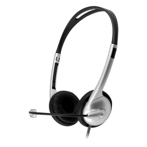 mach-1 multimedia usb headset - steel reinforced gooseneck mic and in-line volume