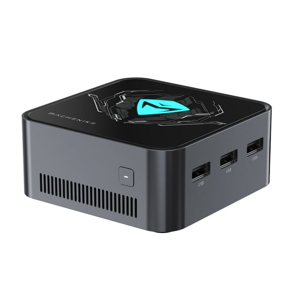 MACHENIKE Machcreator Mini N150 Entry Mini Desktop, Intel N-Series N150, 16GB RAM, 512GB PCIe SSD, RJ-45, HDMI, Wi-Fi, Windows 11 Pro, Black