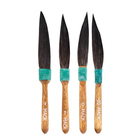 MACK Sword Striper PINSTRIPING BRUSH 20 Series SET OF 4