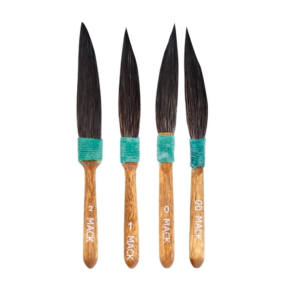 MACK Sword Striper PINSTRIPING BRUSH 20 Series SET OF 4
