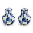 MACKENZIECHILDS Enamel Salt and Pepper Shakers, Kitchen Table Spice