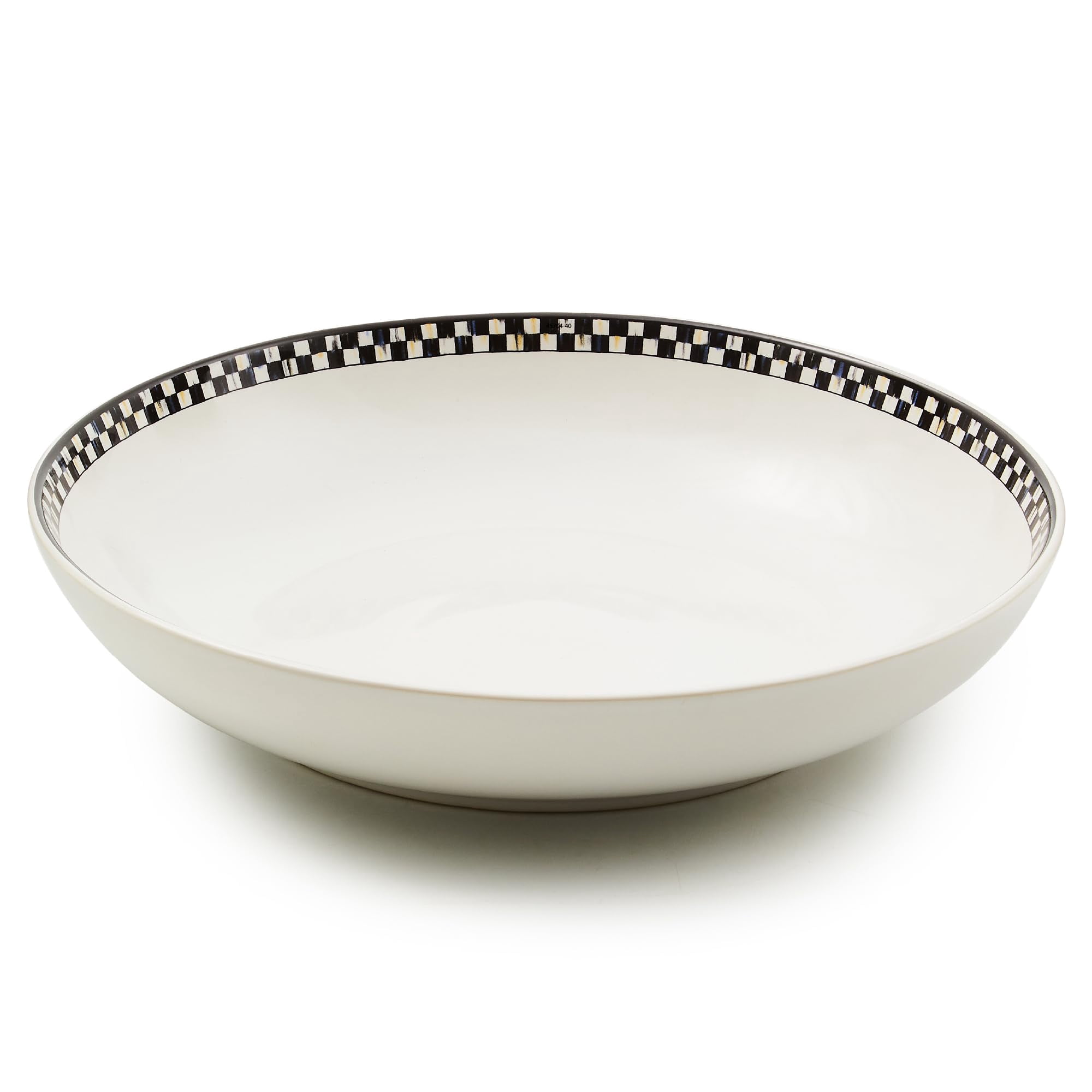 MacKenzie-Childs Chip And Dip Bowl | Courtly Check Stoneware Serving Dish