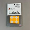 thumbnail image 1 of MACO 1-1/4" Dia. Orange Neon Round Color-Coding Labels, 400 per Box, 1 of 4