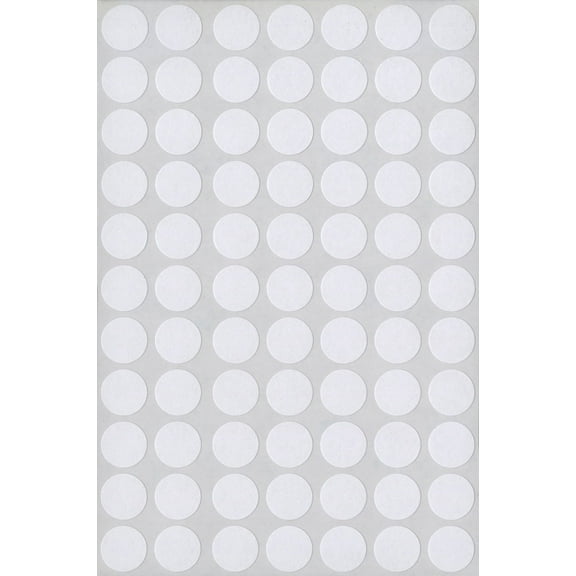 MACO 1/2" Dia. White Round Multi-Purpose Labels, 1000 per Box