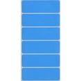 thumbnail image 1 of MACO 1" x 3" Light Blue Rectangle Color-Coding Labels, 200 per Box, 1 of 2