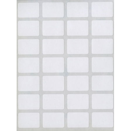 MACO 5/8" x 7/8" White Rectangular Multi-Purpose Labels, 1000 per Box