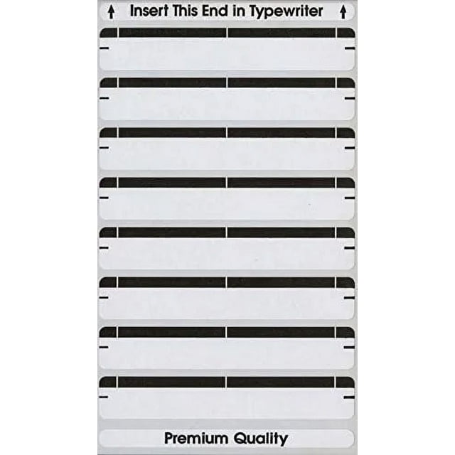 MACO Black File Folder Labels, 9/16 x 37/16 Inches, 248 Per Box (FFL8