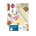 thumbnail image 1 of MACO Laser/Inkjet Glossy White Multi-Purpose Labels, 2" diameter round, 12 per Sheet, 120 per Pack, 1 of 4