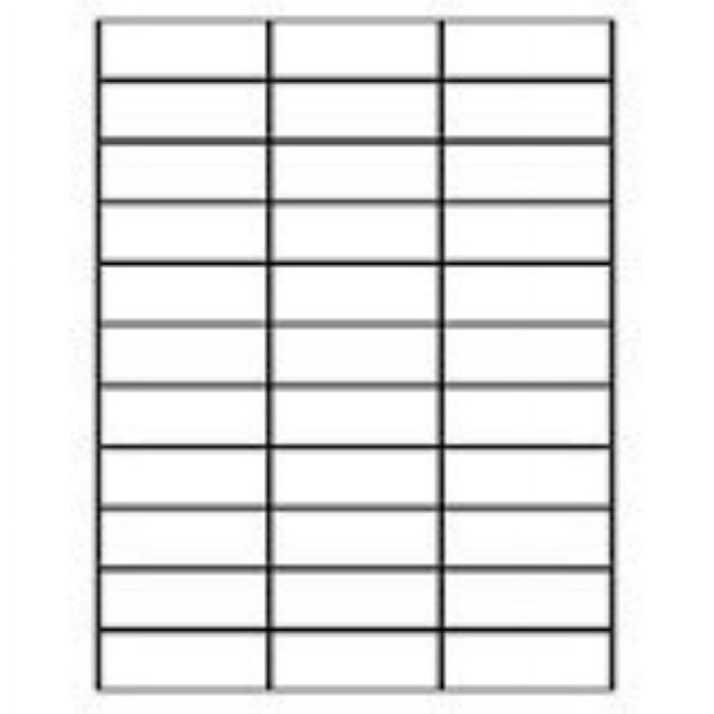 MACO Laser/Inkjet White Name Tags, 3" x 4", 6 per Sheet, 300 per Box