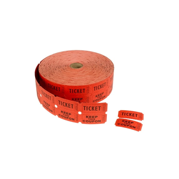 Double Coupon Roll Tickets