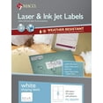 thumbnail image 1 of MACO Weather-Resistant Laser/Inkjet White Shipping Labels, 3-1/3" x 4", 6 per Sheet, 1500 per Box, 1 of 2