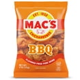 thumbnail image 1 of Mac's BBQ Chicharrones Pork Rinds, Pork Skins, 4 oz Bag, 1 of 7