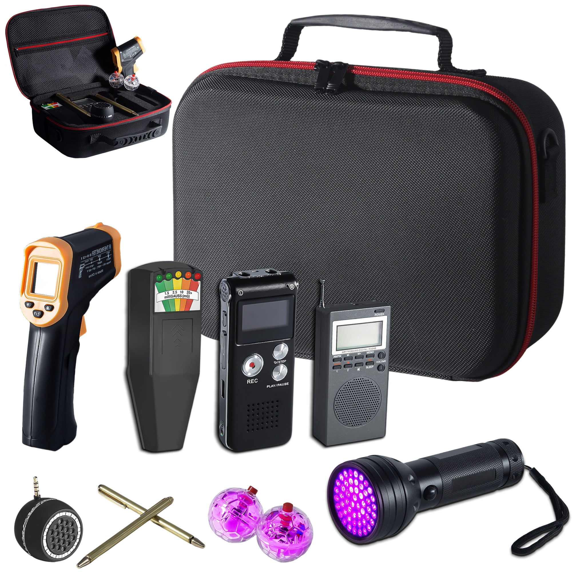 MACTANO 11 Pcs Ghost Hunting Equipment Kit, Paranormal Investigation ...