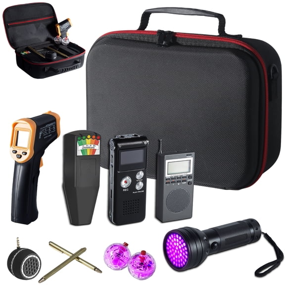MACTANO 11 Pcs Ghost Hunting Equipment Kit, Paranormal Investigation Tools Spirit Box Ghost Hunter Equipment for Beginners