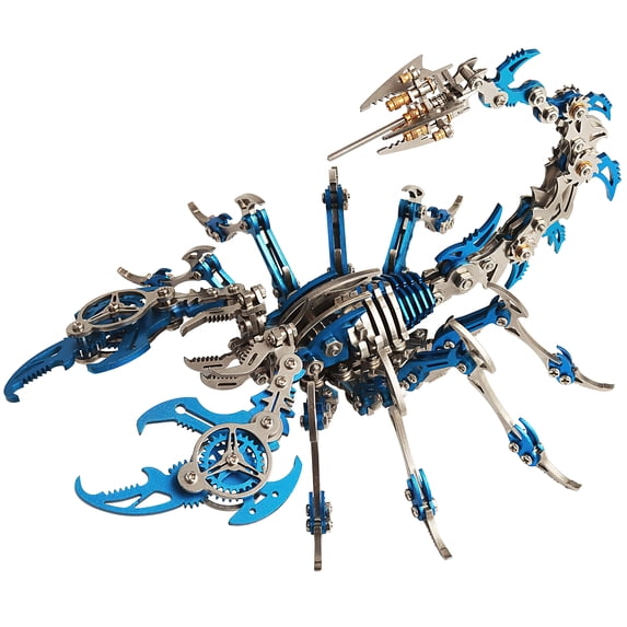 MACTANO 3D Scorpion Puzzle Metal Model for Teen Adult Blue