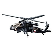 MACTANO Airplane Building Block Set UH-60 Black Hawk Military Helicopter Kit for Kid Girls 692PCS
