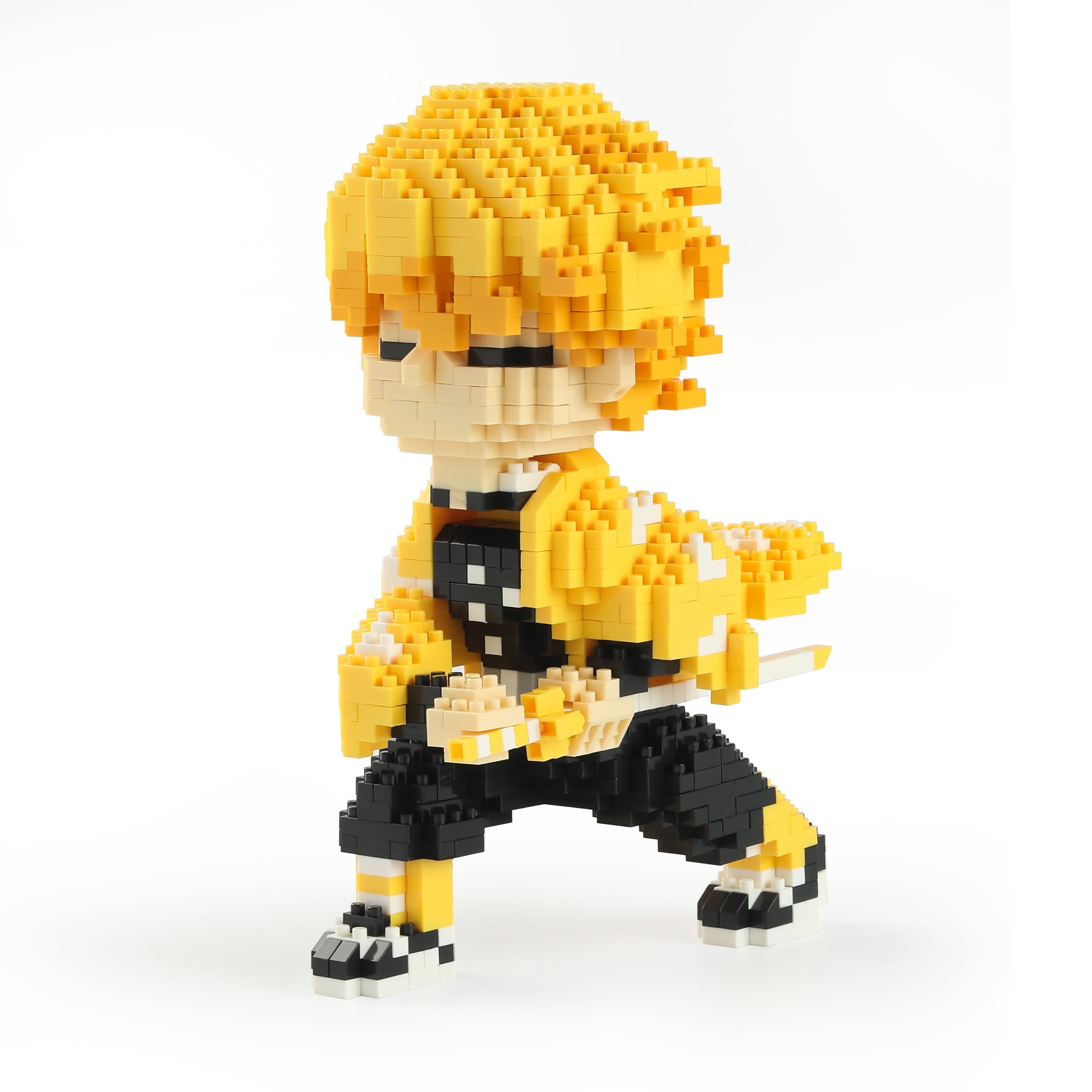 MACTANO Anime for Demon Slayer Figure Micro Mini Building Block Set Zenitsu  Building Kit Toy Yellow - Walmart.com