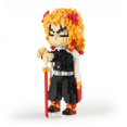 thumbnail image 1 of MACTANO AnimeDemon Micro Mini Building Block Set Slayer Rengoku Figure Building Kit Multi Color, 1 of 8