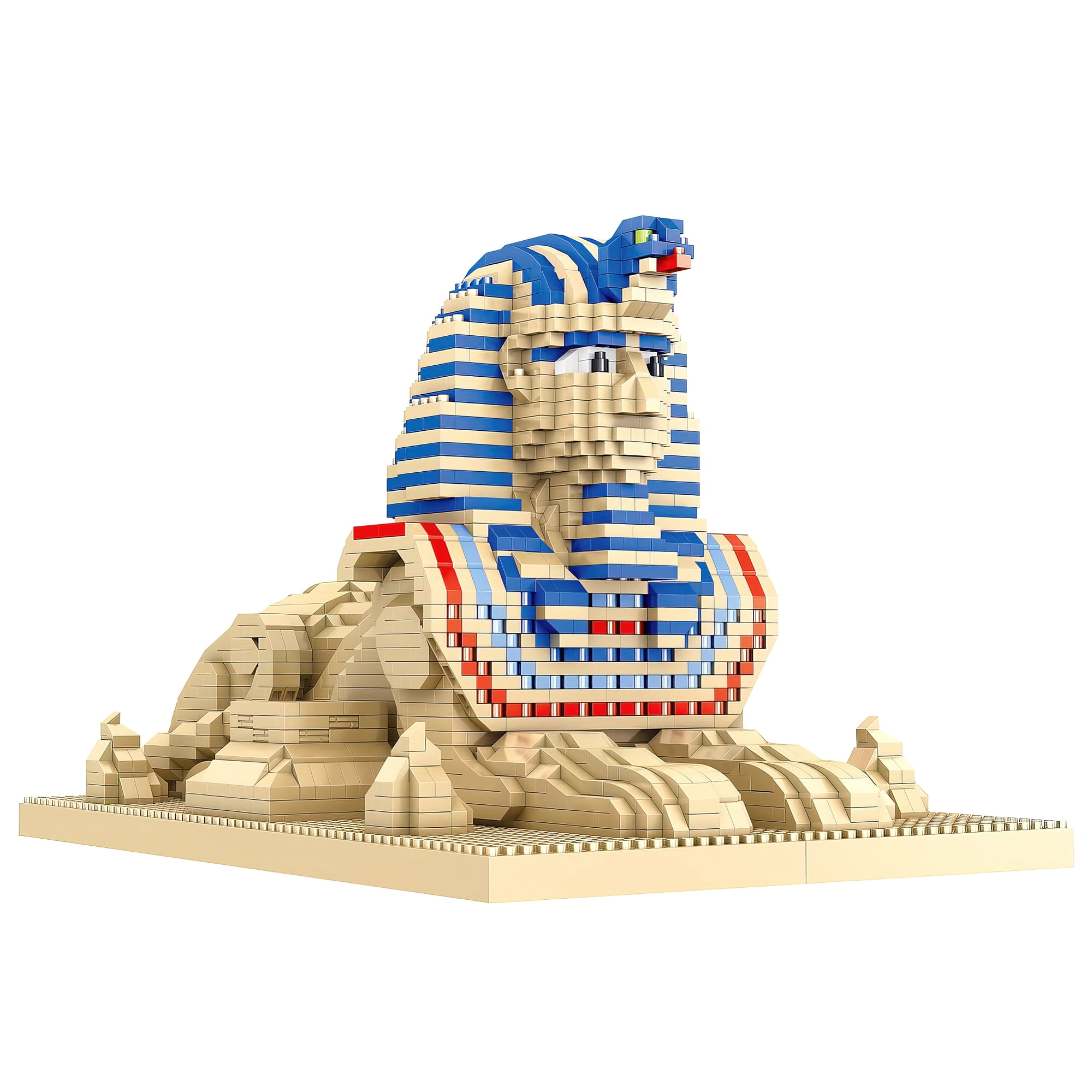 MACTANO Architecture Micro Mini Building Block Set Egypt Sphinx