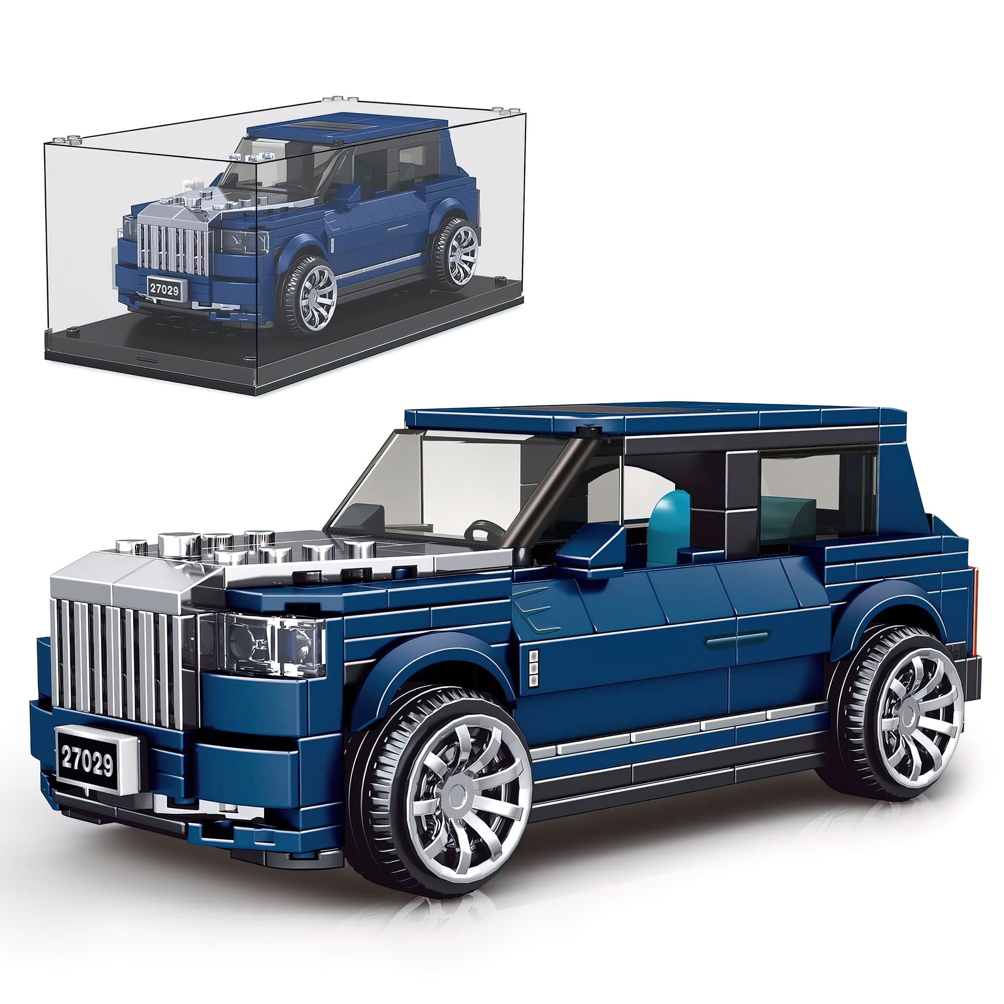 MACTANO Car Building Block Set Speed Champion Rr Race Car Building