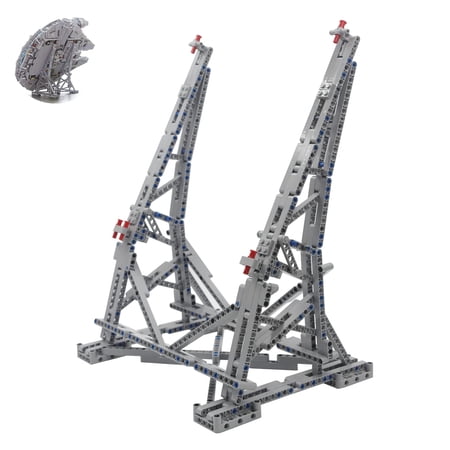 MACTANO Display Stand Building Block Set 5001 Starship Millennium Falcon Vertical Kit Gift Gray