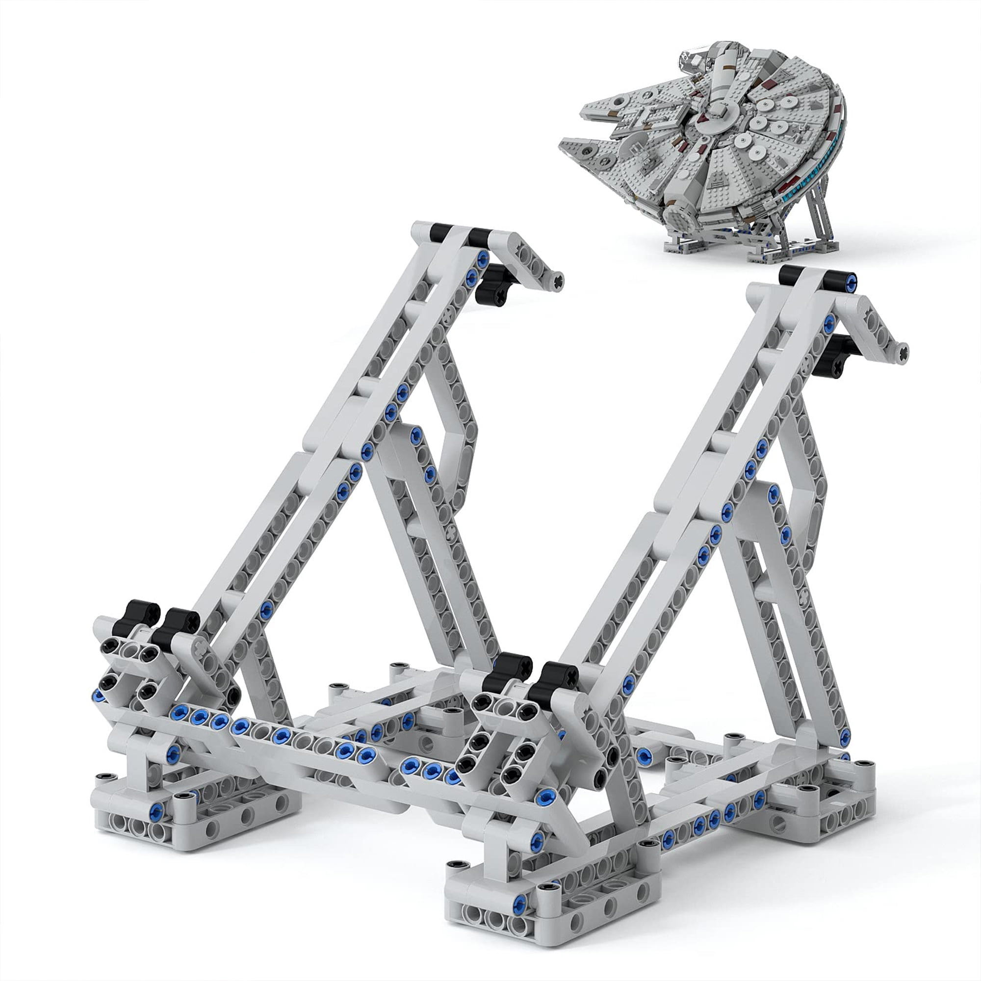 MACTANO Display Stand Building Block Set Millennium Falcon Vertical