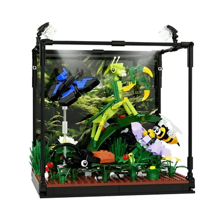 MACTANO Insect Building Block Set Butterfly Mantis Bee Building Brick Toy for Adult Kid 470PCS