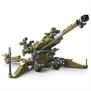 MACTANO Military Scenario Building Block Set Army Model M777 Plastic Kit Toy Gift for Adult Green
