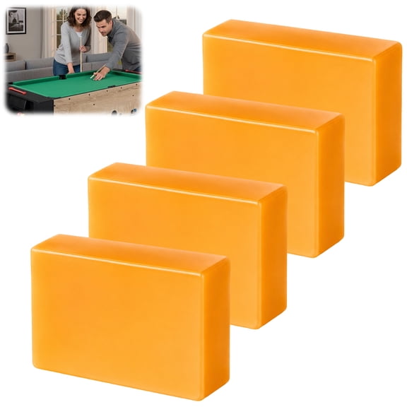MACTANO Pool Table Beeswax Bars 4 Pack, Table Beeswax Bar for Slate Seams and Screw Holes, Billiard Pool Table Wax for Installation Maintenance