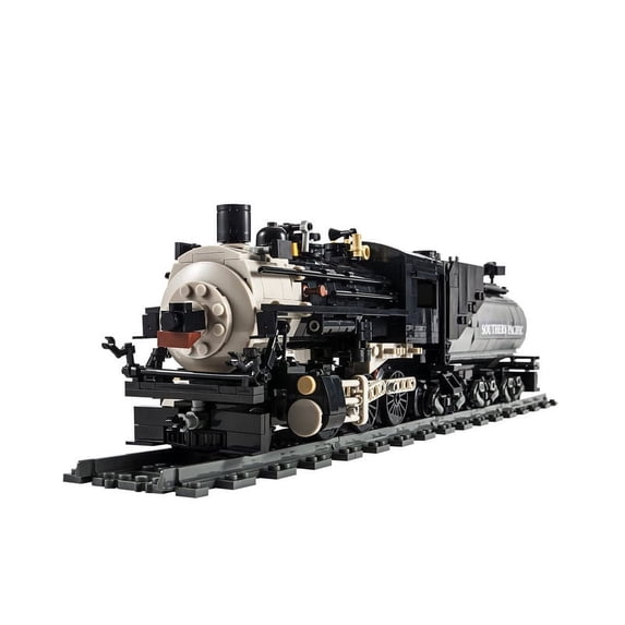 Train Model Blocks MACTANO Train Building Block Set CN5700 Steam Train with Track Kit ...